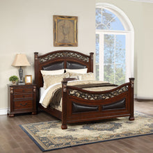 Load image into Gallery viewer, 3 Piece Bedroom Set, Traditional Bed With 2 Nightstands
