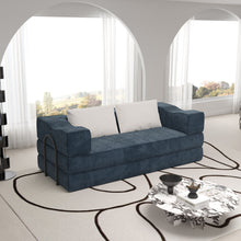 Load image into Gallery viewer, 3 Seat Folding Floor Couch &amp; King Size Bed Mattress
