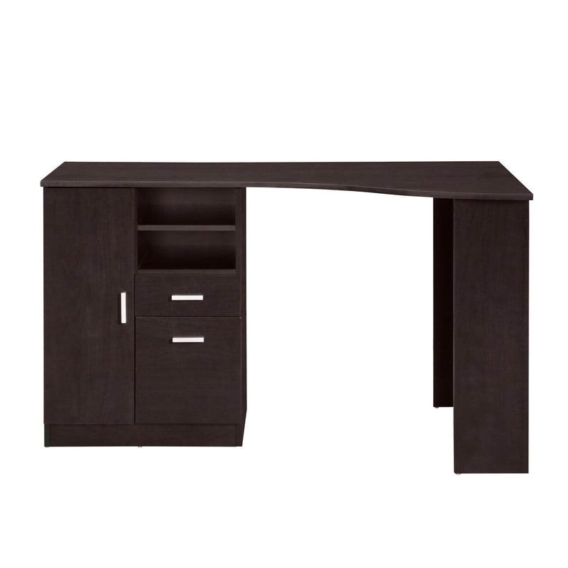 Computer Desk With Two Cabinets - Espresso