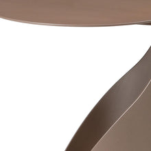 Load image into Gallery viewer, Steel Round Pedestal End Table (719935) - Gold
