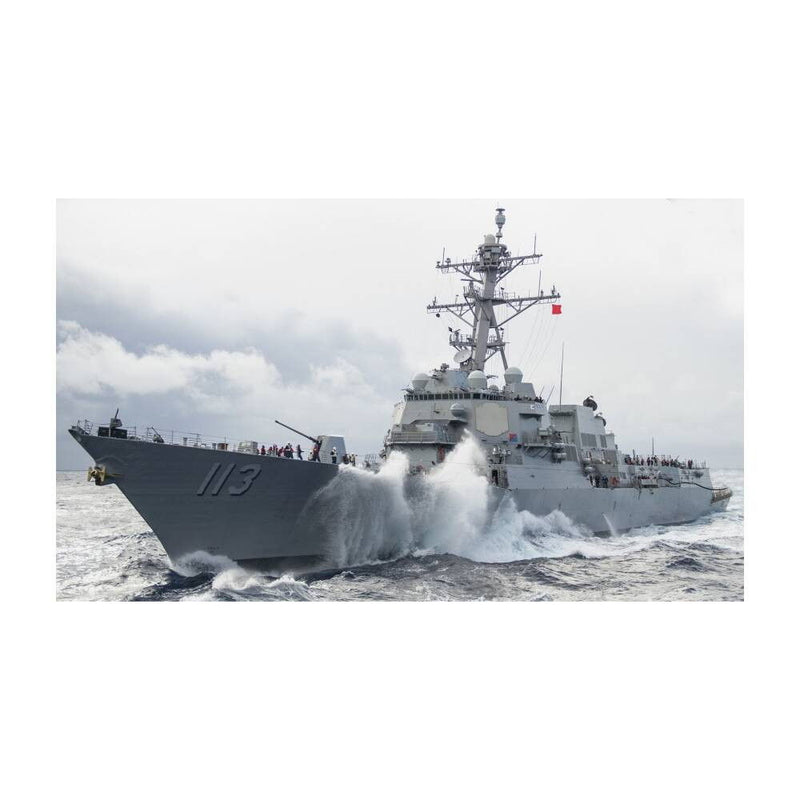 Hand Painted Model Boat (624320) - Gray