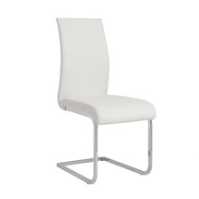 Load image into Gallery viewer, Upholstered Leather Dining Side Chairs (Set of 4) - White
