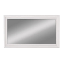 Load image into Gallery viewer, 28" Rectangle Wall Mounted Full Length Hanging Mirror - White
