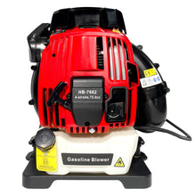 Load image into Gallery viewer, Backpack Gas Leaf Blower, 76Cc, 660Cfm, 200Mph, 4 Stroke Air Cooling Gas Backpack Grass Blower, Snow Blower Epa Compliant - Red
