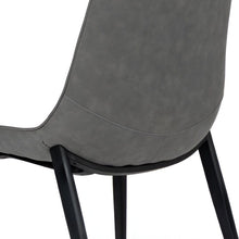 Load image into Gallery viewer, Dining Side Chairs In Faux Leather (Set of 2) - Gray

