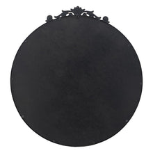 Load image into Gallery viewer, 39" Crowned Top Iron Framed Accent Mirror - Black
