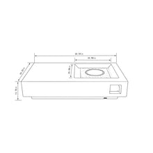 Load image into Gallery viewer, Propane Gas Fire Pit Table, 50000 Btu, Rectangular For Outside - Light Gray
