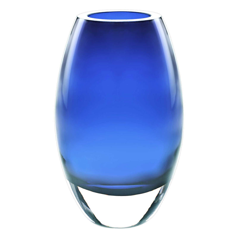 Oval Free Table Vase - Blue