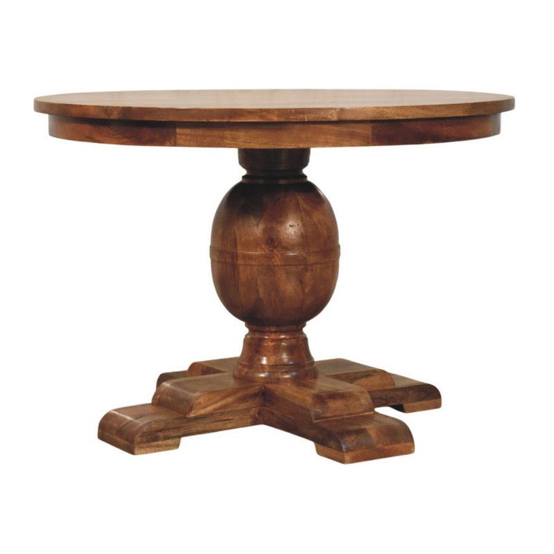 Solid Wood Dining Table (727861) - Brown