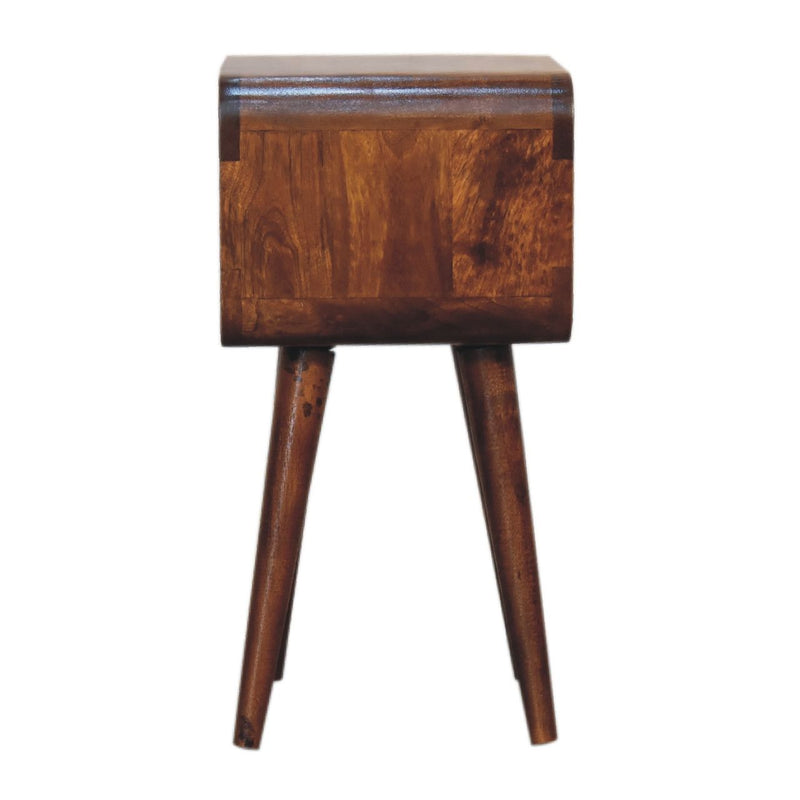 20" Solid Wood Open Nightstand - Chestnut