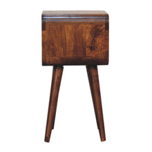 Load image into Gallery viewer, 20" Solid Wood Open Nightstand - Chestnut
