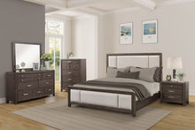 Load image into Gallery viewer, Upholstered Headboard &amp; Footboard With Traditional Styling Bed
