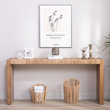 Load image into Gallery viewer, Console Table, Handwoven Top - Antique Natural / Natural
