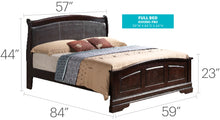 Load image into Gallery viewer, Panel Sleigh Bed Elegantly Crafted
