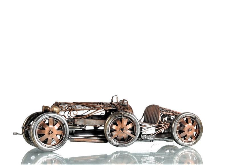 Metal Hand Painted Model Car - Silver