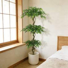 Load image into Gallery viewer, Artificial Ficus Tree With Pot For Home Decor Indoor Plant - Green
