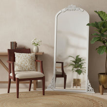 Load image into Gallery viewer, 67" Wood Framed Full Length Mirror - White
