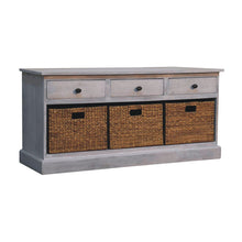Load image into Gallery viewer, Basket Storage Cabinet - Gray Ash
