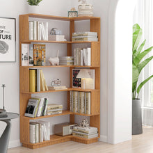 Load image into Gallery viewer, L-Shaped Design Corner Bookshelf
