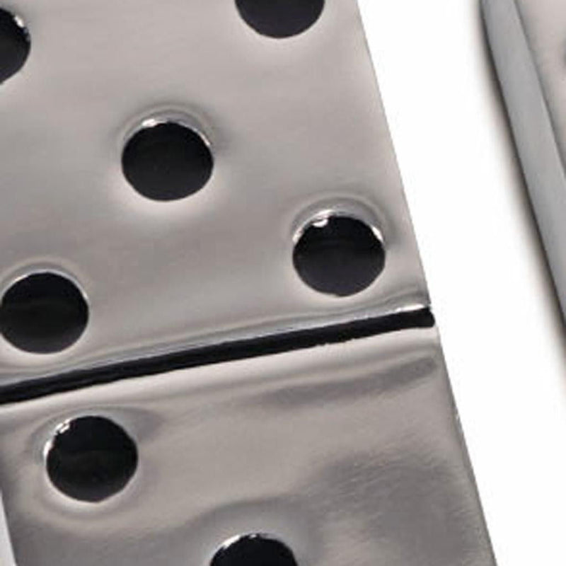 Decorative Dominoes (Set of 3) - Silver / Silver