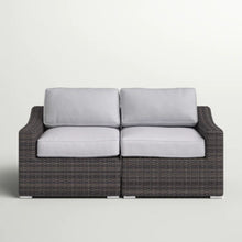 Load image into Gallery viewer, Chic Wide Outdoor Loveseat With Cushions
