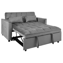 Load image into Gallery viewer, 3 In 1 Pull Out Couch Convertible Sofa Bed With Reclining Backrest

