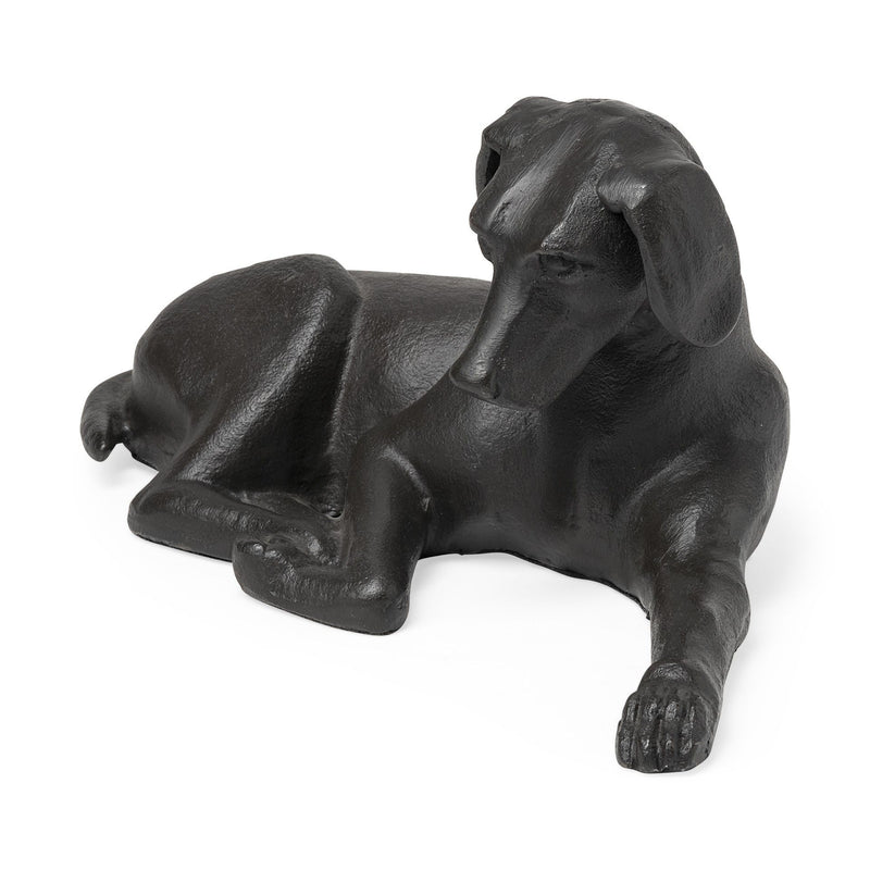 Labrador Dog Sculpture - Black