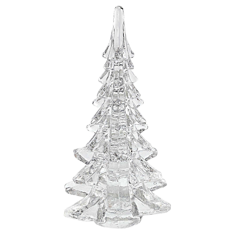 Mouth Blown Christmas Tree Sculpture (376078) - Clear