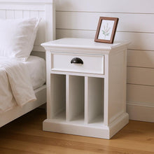 Load image into Gallery viewer, Classic Nightstand With Dividers - White
