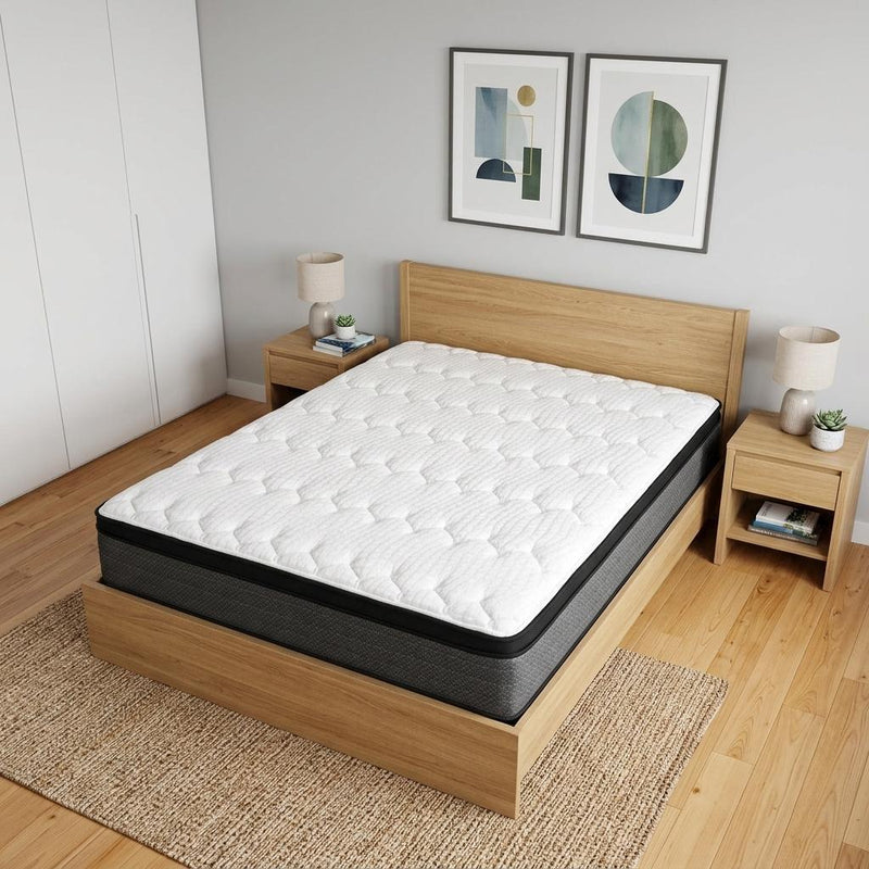 Foam Plush Euro Top Hybrid Mattress (746928) - Queen