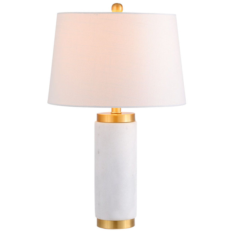 Bedside Lamp With Empire Shade - White