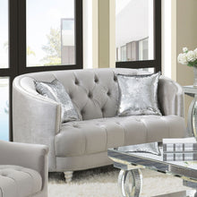 Load image into Gallery viewer, Colby - Loveseat With Tufted Design - Gray
