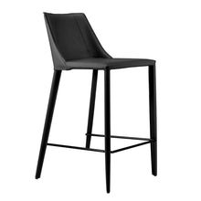 Load image into Gallery viewer, Steel Low Back Counter Height Bar Chair - Black
