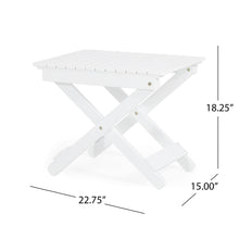 Load image into Gallery viewer, Outdoor Folding Wooden Side Table
