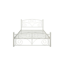 Load image into Gallery viewer, Full With Metal Frame Bed - White
