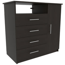 Load image into Gallery viewer, Four Drawer Dresser - Black
