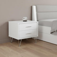 Load image into Gallery viewer, Nightstand With Manufactured Wood Top - White
