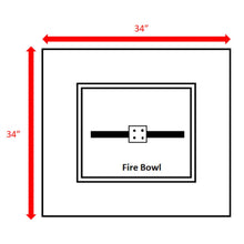 Load image into Gallery viewer, Outdoor Handcrafted Fire Pit Table - Charcoal
