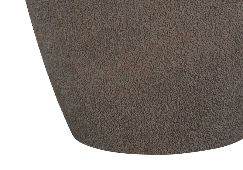 Ceramic Urn Table Lamp With Beige Drum Shade - Gray