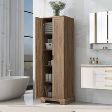 Load image into Gallery viewer, Storage Cabinet With Adjustable Shelves, 2 Doors, Rectangle Design For Bathroom

