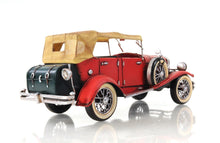 Load image into Gallery viewer, Hand Painted Model Car Tabletop Sculpture (401114) - Red
