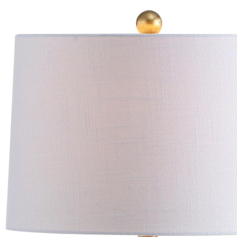 23" Novelty Table Lamp LED With Globe Shade - White