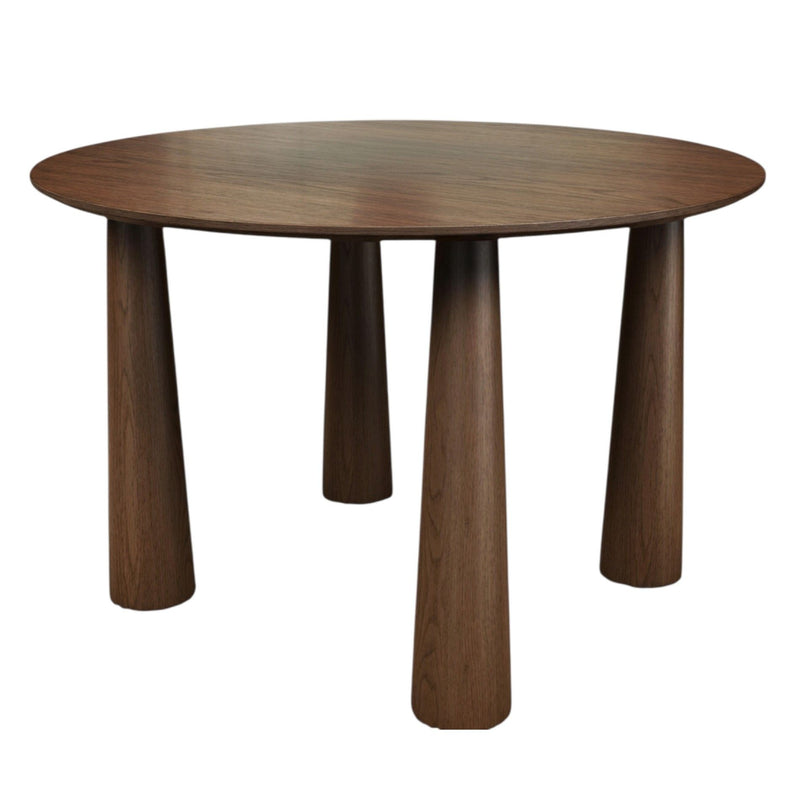 67" Solid Wood Oval Dining Table - Walnut