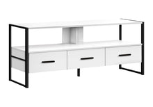Load image into Gallery viewer, 49" Cabinet Enclosed Storage TV Stand - White
