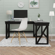 Load image into Gallery viewer, Crestwood - Lift Top L Desk - Black
