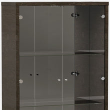 Load image into Gallery viewer, Accent Cabinet With One Drawer - Silver And Gray And Brown

