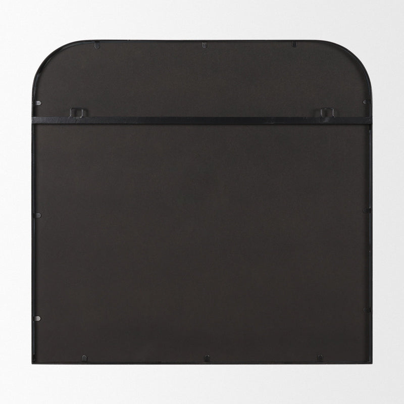 Metal Framed Accent Mirror - Black