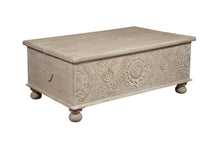 Load image into Gallery viewer, Solid Wood Distressed Lift Top Coffee Table - Natural

