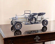 Load image into Gallery viewer, Hand Painted Model Car Tabletop Sculpture (401129) - Silver
