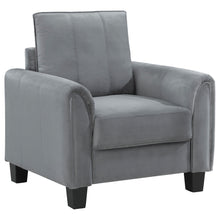 Load image into Gallery viewer, Dixon - Upholstered Rolled Arm Accent Chair - Gray

